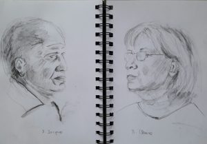 Portraits de Jean-Jacques et de Marie-Claire